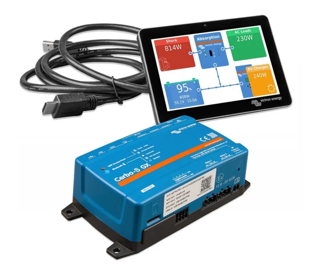 Cerbo Gx et Ecran GX Touch